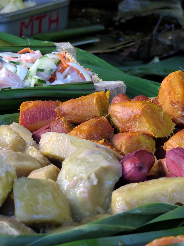 Delicious Food at the Lunch Stop - West Coast Full Day Tours of Tahiti
