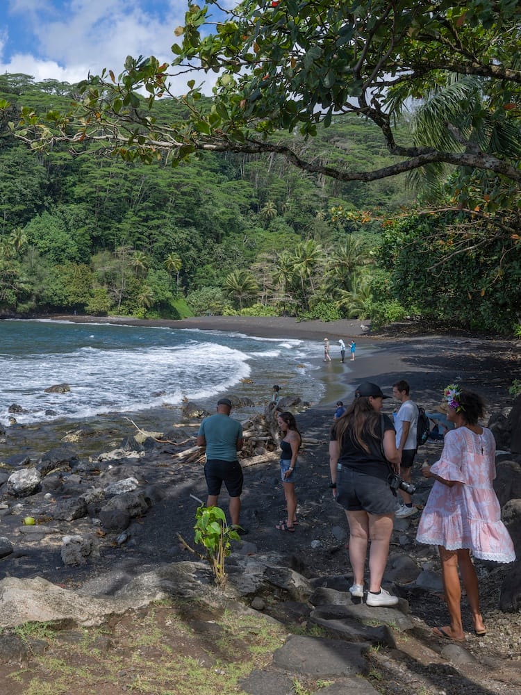 East Coast Half Day Tour of Tahiti - Blow Hole View