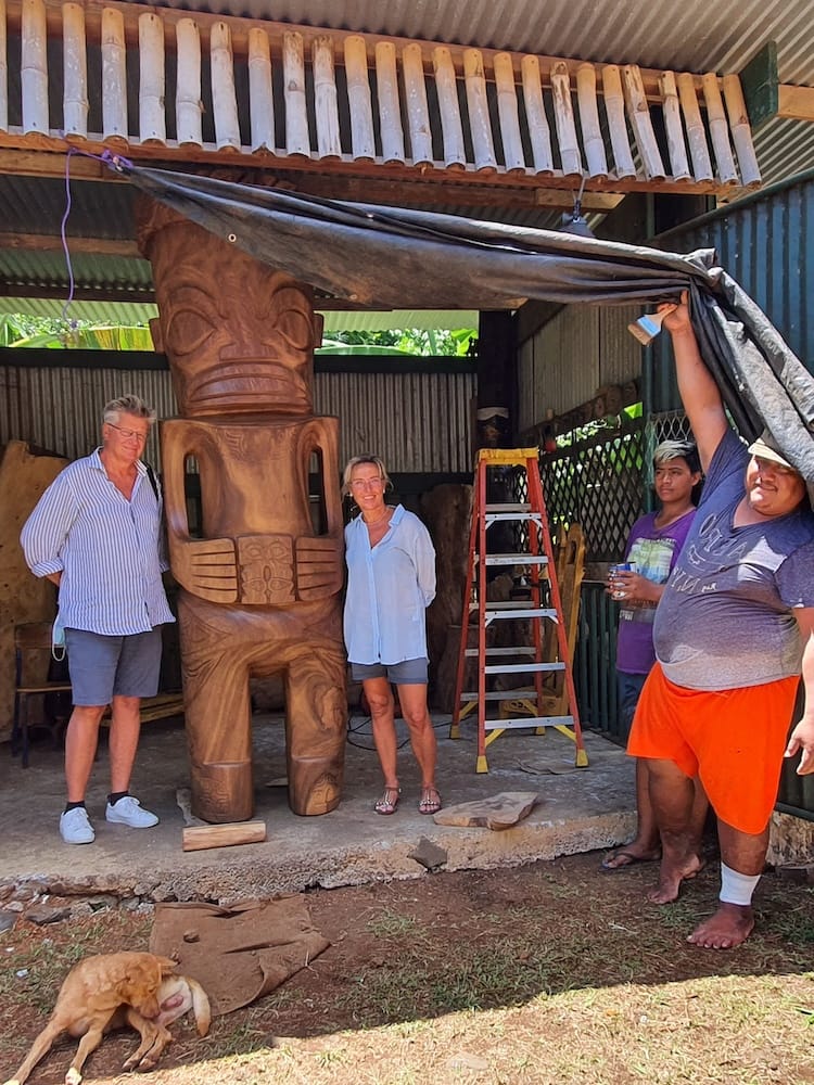 East Coast Half Day Tour of Tahiti - Sculpture