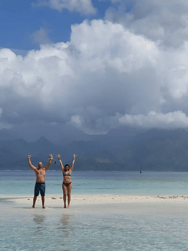 Enjoying the Beach - West Coast Full Day Tours of Tahiti