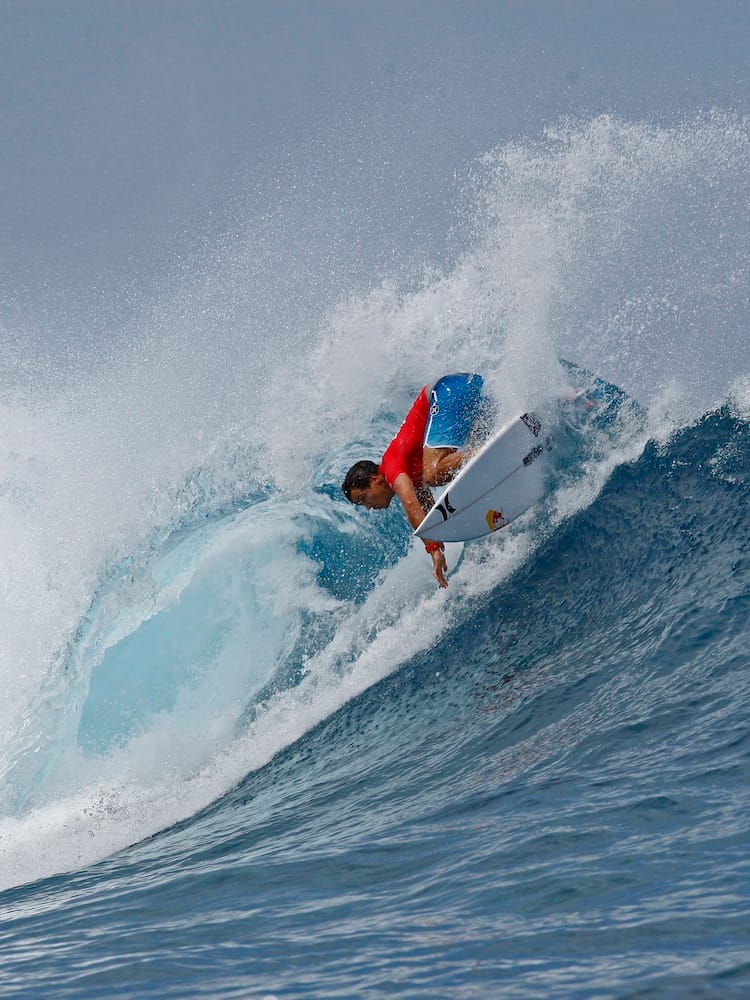Surfers on the Waves - West Coast Full Day Tour of Tahiti
