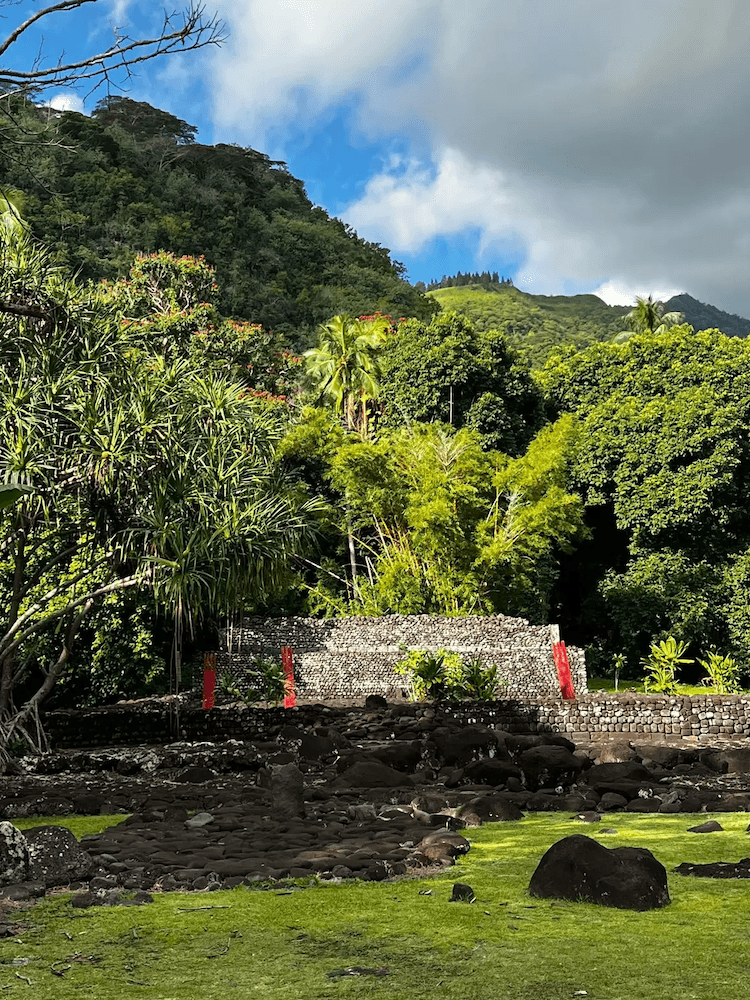 West Cost Half Day Tour of Tahiti - Ruins Surrounded by Foliage